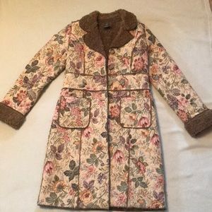 Free People Beautiful Brocade Driving Coat